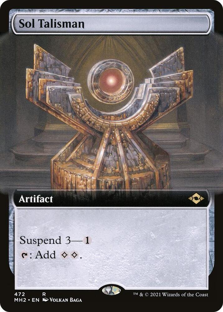 Sol Talisman Extended Art 472 (Modern Horizons 2)  | Good Games Adelaide SA