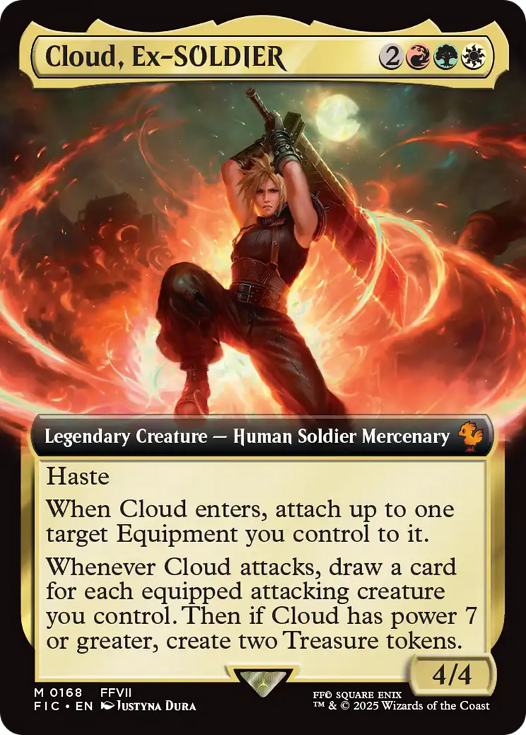Cloud, Ex-SOLDIER (Extended Art) [FINAL FANTASY Commander] | Good Games Adelaide SA