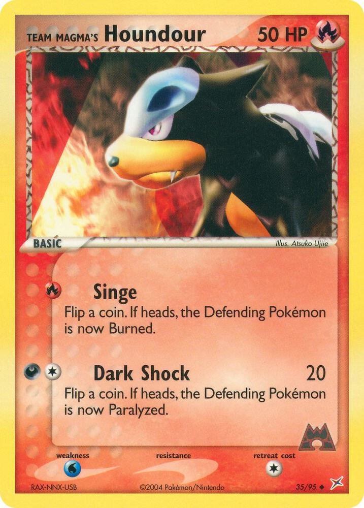 Team Magma's Houndour 35/95 (Team Magma vs Team Aqua)  - Reverse Holofoil | Good Games Adelaide SA