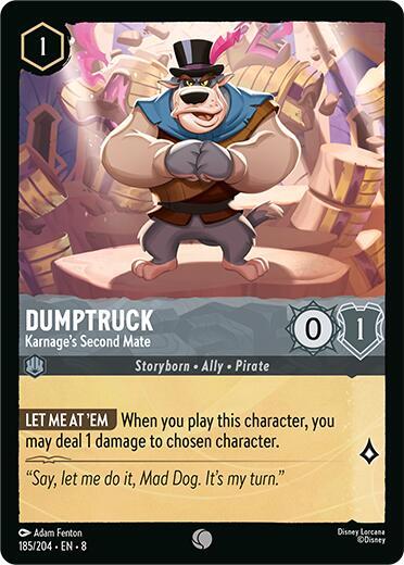 Dumptruck Karnages Second Mate 185/204 (Reign of Jafar)  | Good Games Adelaide SA