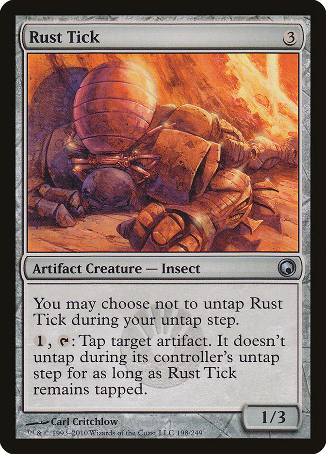 Rust Tick 198 (Scars of Mirrodin)  | Good Games Adelaide SA