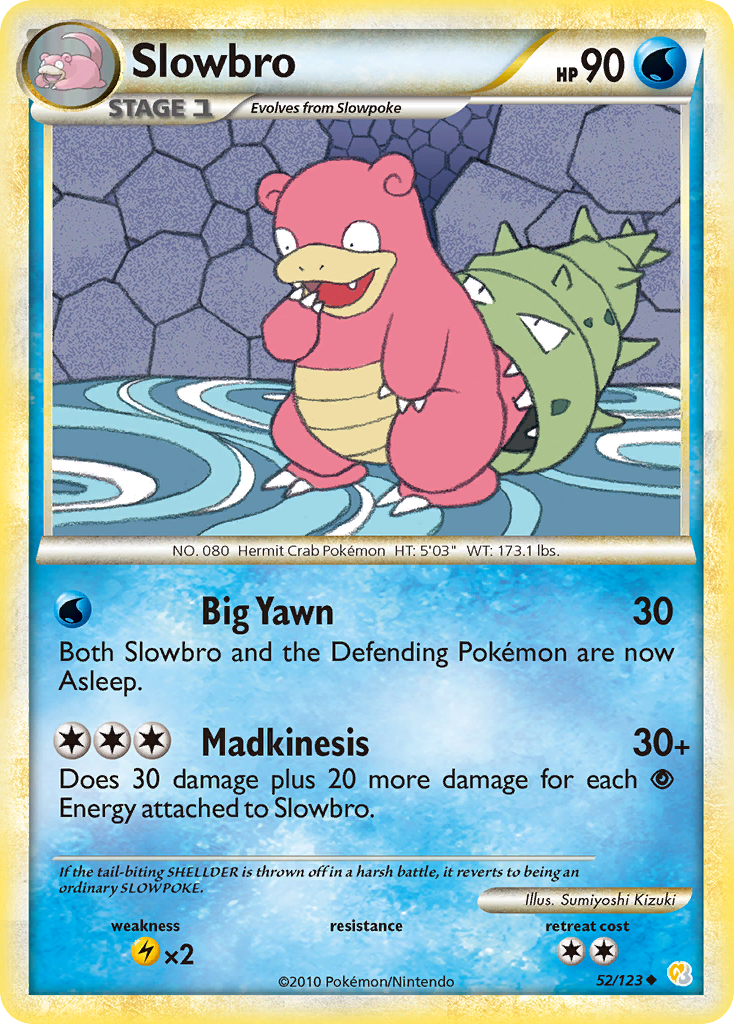 Slowbro (52/123) [HeartGold & SoulSilver: Base Set] | Good Games Adelaide SA