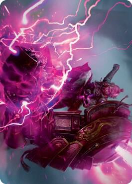 Voltage Surge Art Card 15 (Art Series: Kamigawa: Neon Dynasty)  | Good Games Adelaide SA