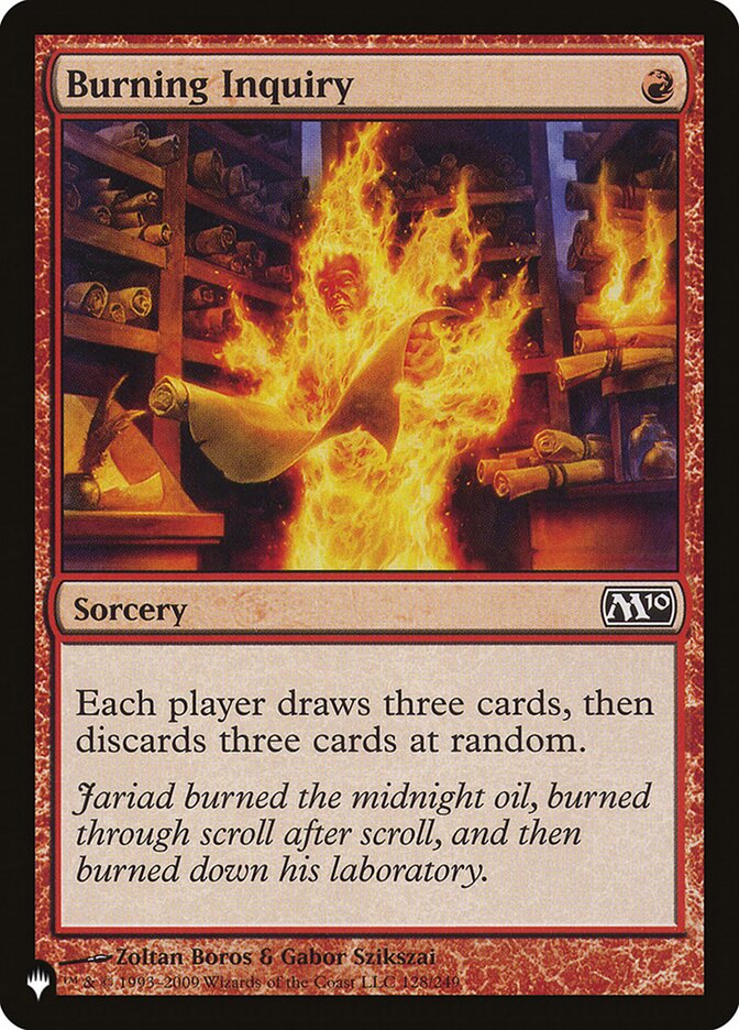 Burning Inquiry [The List] | Good Games Adelaide SA