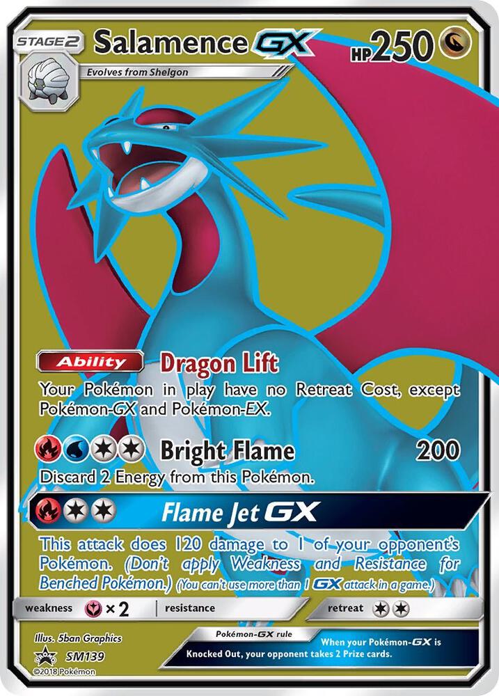 Salamence GX SM139 (SM Promos)  - Holofoil | Good Games Adelaide SA