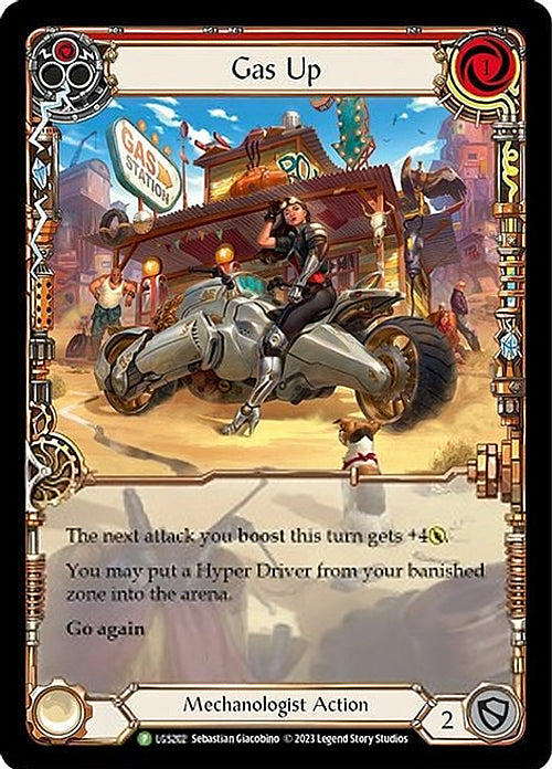 Gas Up (Red) [LGS202] (Promo)  Rainbow Foil | Good Games Adelaide SA