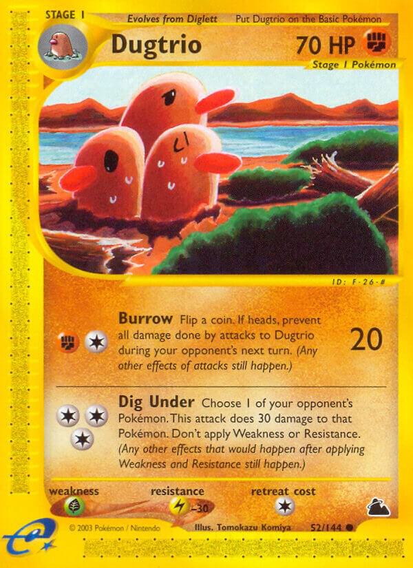 Dugtrio 052/144 (Skyridge)  | Good Games Adelaide SA