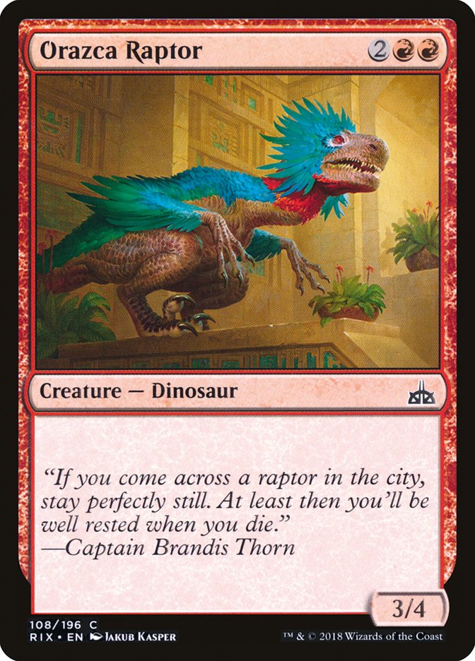 Orazca Raptor 108 (Rivals of Ixalan)  | Good Games Adelaide SA