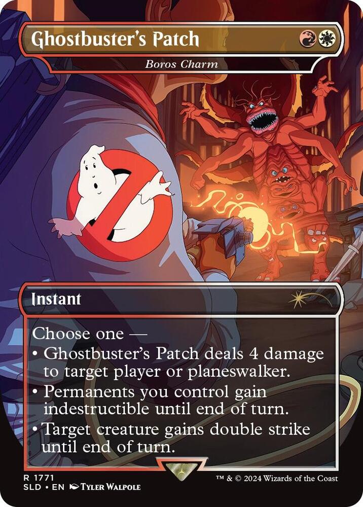 Ghostbusters Patch Boros Charm 1771 (Secret Lair Drop Series)  | Good Games Adelaide SA