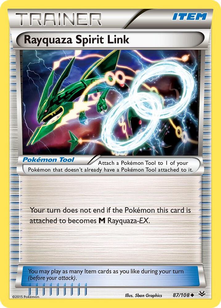 Rayquaza Spirit Link 87/108 (XY - Roaring Skies)  | Good Games Adelaide SA