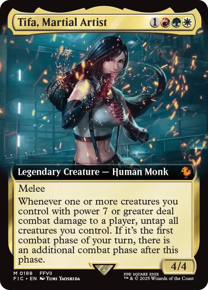 Tifa Martial Artist Extended Art 188 (Commander: FINAL FANTASY)  - Extended Art | Good Games Adelaide SA