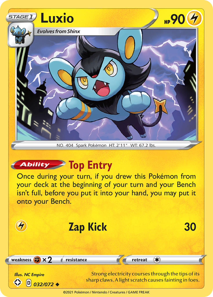 Luxio (032/072) [Sword & Shield: Shining Fates] | Good Games Adelaide SA
