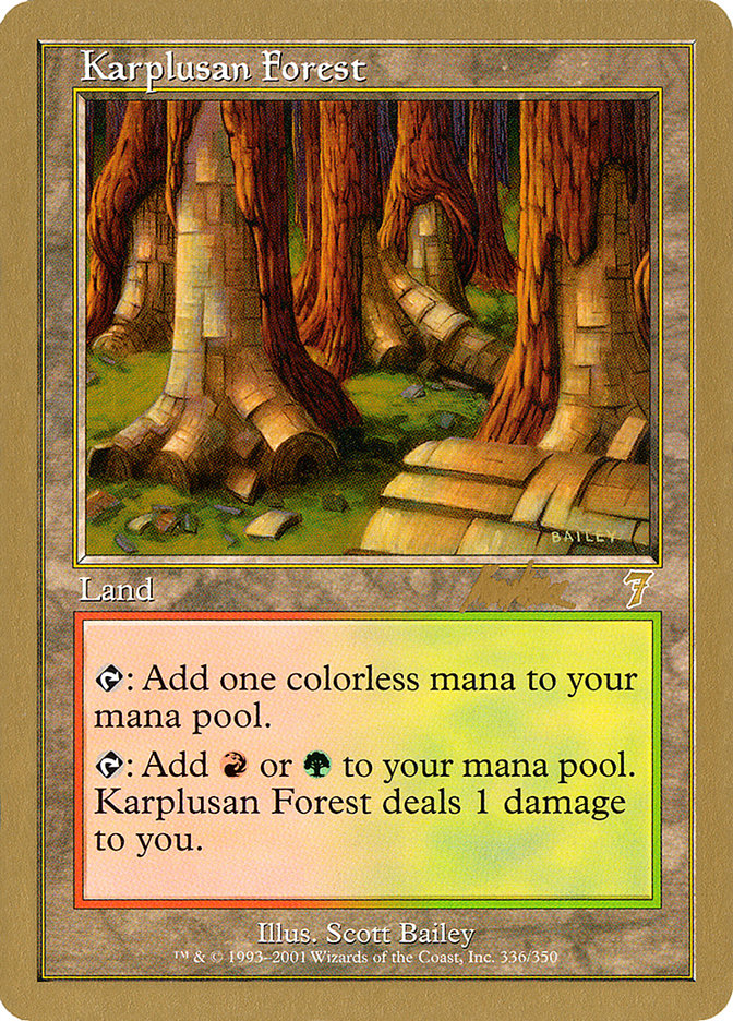 Karplusan Forest (Brian Kibler) [World Championship Decks 2002] | Good Games Adelaide SA