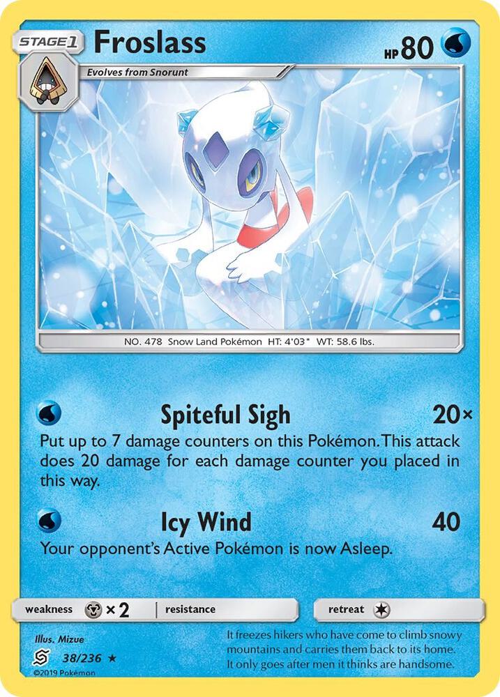 Froslass 38/236 (SM - Unified Minds)  - Holofoil | Good Games Adelaide SA