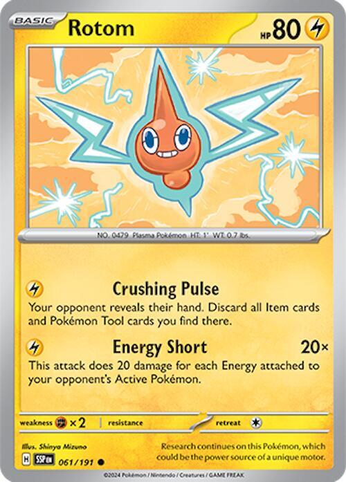 Rotom 061/191 (SV08: Surging Sparks)  | Good Games Adelaide SA
