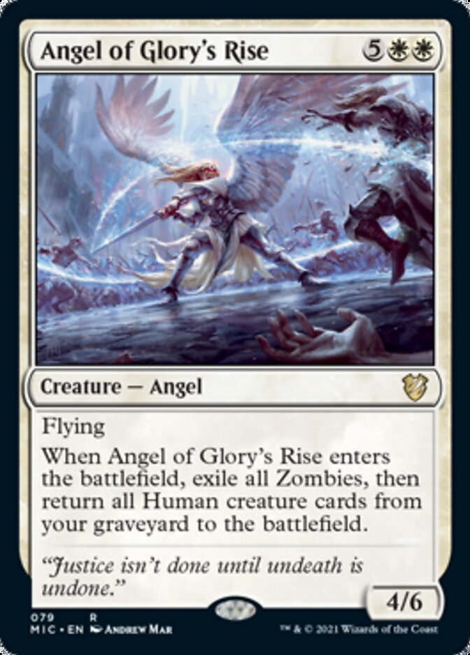 Angel of Glory's Rise [Innistrad: Midnight Hunt Commander] | Good Games Adelaide SA