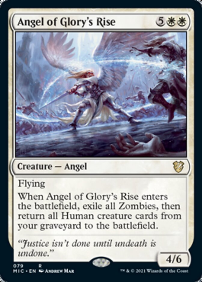Angel of Glory's Rise [Innistrad: Midnight Hunt Commander] | Good Games Adelaide SA
