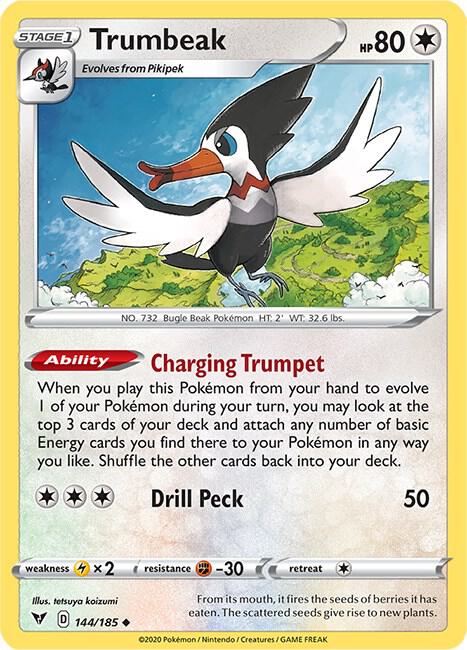 Trumbeak 144/185 (SWSH04: Vivid Voltage)  | Good Games Adelaide SA