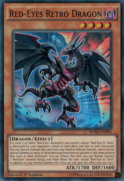 Red-Eyes Retro Dragon [BOSH-EN095] Super Rare | Good Games Adelaide SA