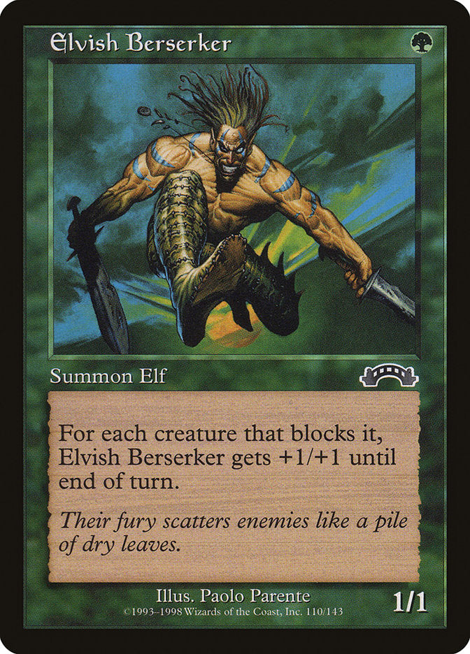 Elvish Berserker [Exodus] | Good Games Adelaide SA