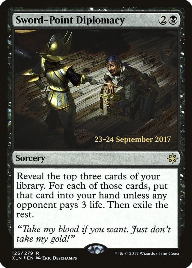 Sword Point Diplomacy 126 (Prerelease Cards)  - Foil | Good Games Adelaide SA