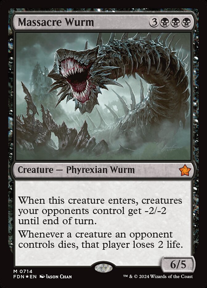 Massacre Wurm 714 (Foundations)  - Foil | Good Games Adelaide SA