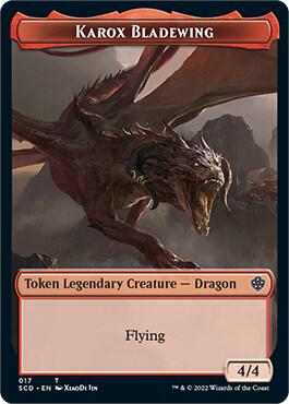 Karox Bladewing Double Sided Token 17 (Starter Commander Decks)  | Good Games Adelaide SA