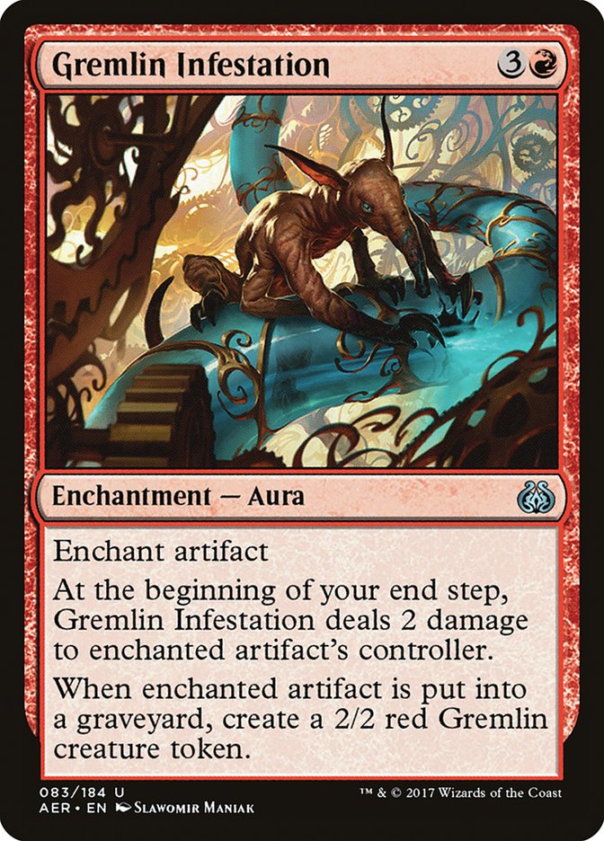 Gremlin Infestation 83 (Aether Revolt)  - Foil | Good Games Adelaide SA