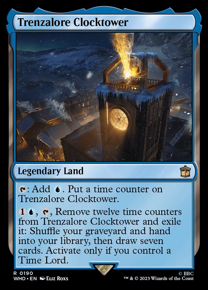 Trenzalore Clocktower 190 (Universes Beyond: Doctor Who)  - Foil | Good Games Adelaide SA
