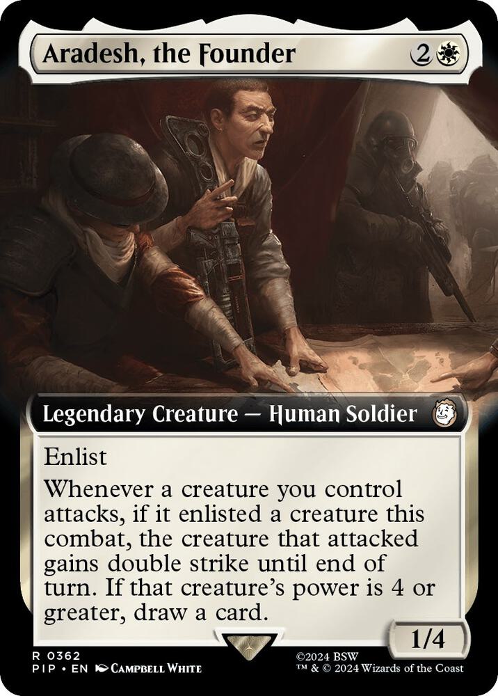Aradesh the Founder Extended Art 362 (Universes Beyond: Fallout)  | Good Games Adelaide SA