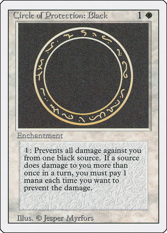 Circle of Protection Black  (Revised Edition)  | Good Games Adelaide SA