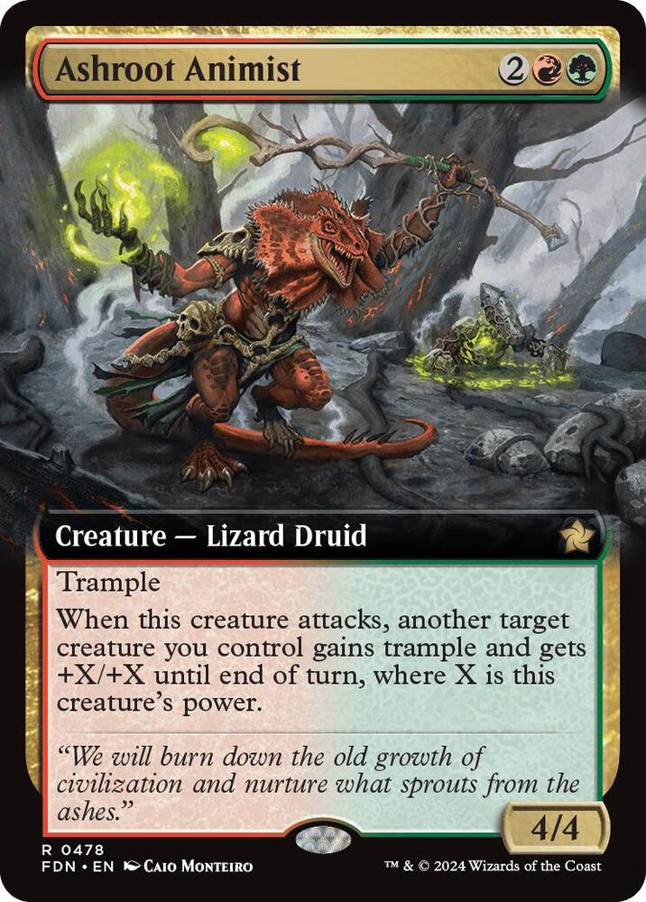 Ashroot Animist 478 (Foundations)  - Foil | Good Games Adelaide SA