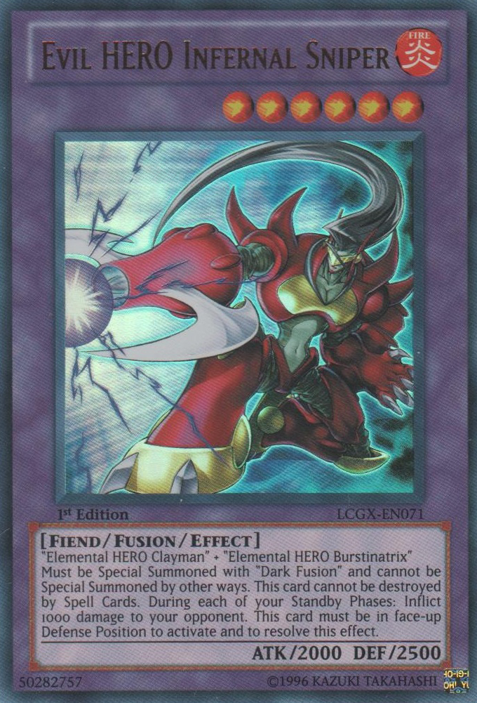 Evil HERO Infernal Sniper [LCGX-EN071] Ultra Rare | Good Games Adelaide SA