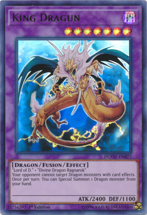 King Dragun [DUOV-EN077] Ultra Rare | Good Games Adelaide SA