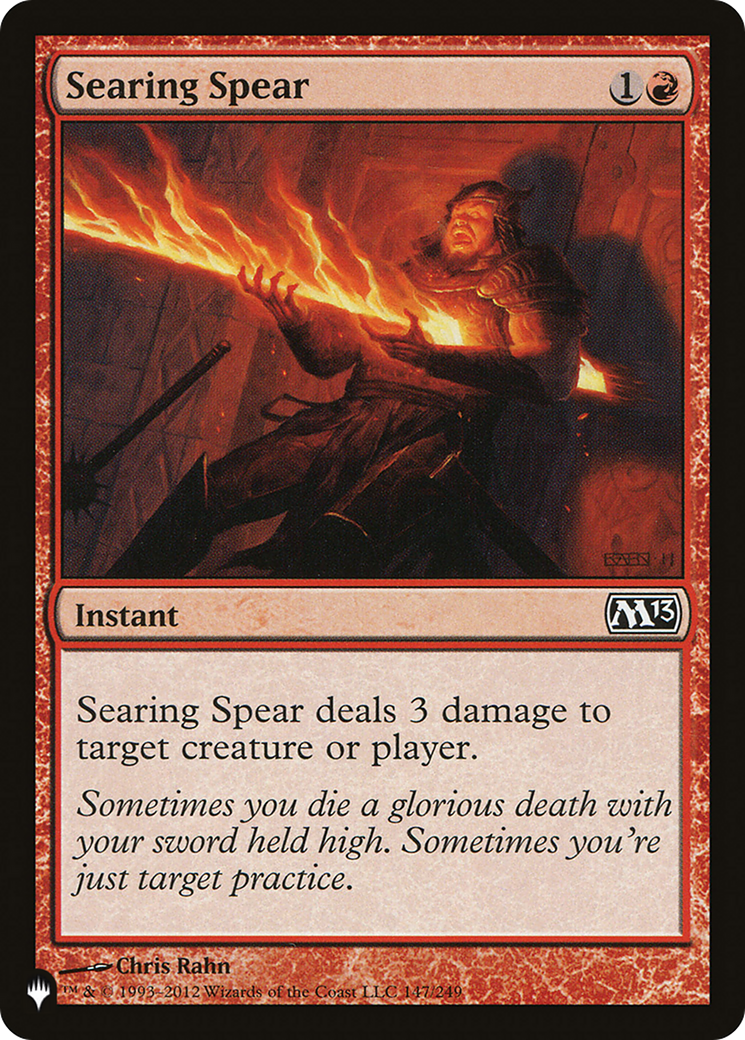 Searing Spear [The List Reprints] | Good Games Adelaide SA