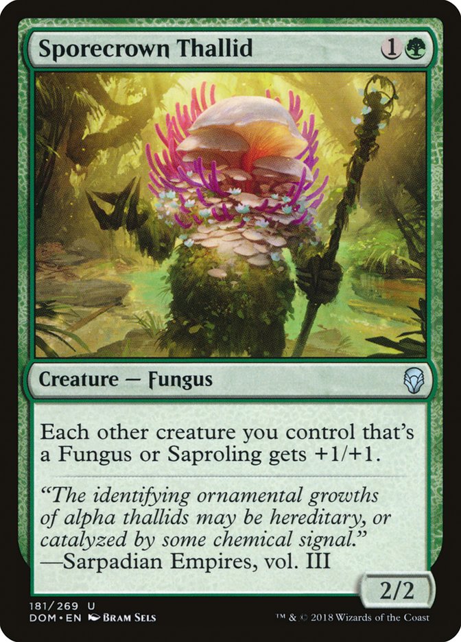Sporecrown Thallid 181 (Dominaria)  | Good Games Adelaide SA