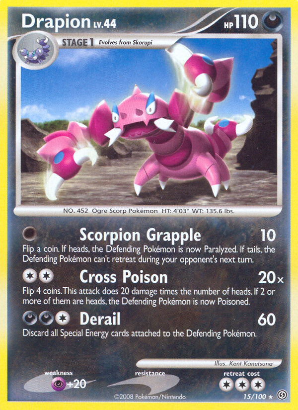 Drapion (15/100) [Diamond & Pearl: Stormfront] | Good Games Adelaide SA