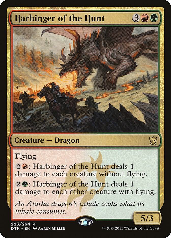 Harbinger of the Hunt 223 (Dragons of Tarkir)  - Foil | Good Games Adelaide SA