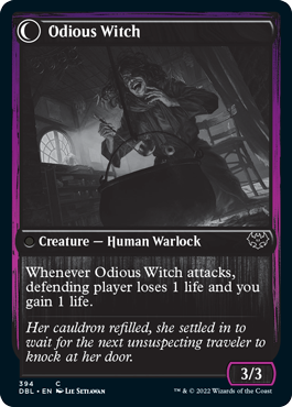 Ragged Recluse // Odious Witch [Innistrad: Double Feature] | Good Games Adelaide SA