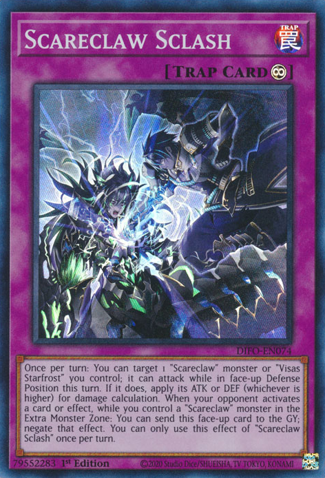 Scareclaw Sclash [DIFO-EN074] Super Rare | Good Games Adelaide SA