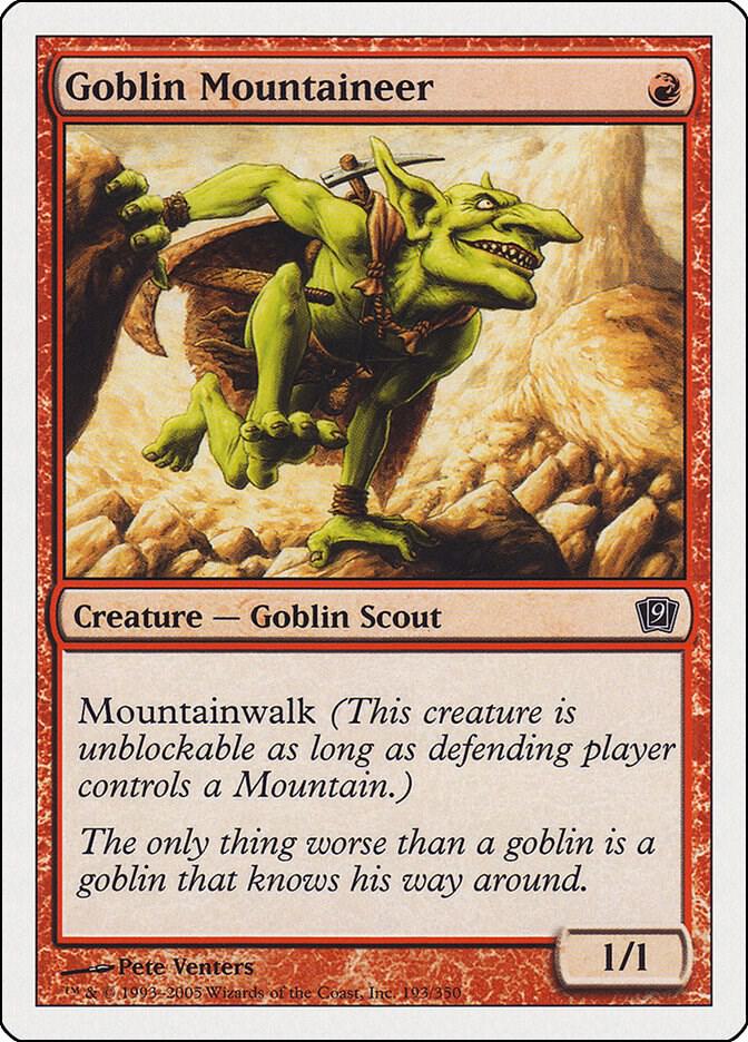 Goblin Mountaineer 193 (9th Edition)  | Good Games Adelaide SA