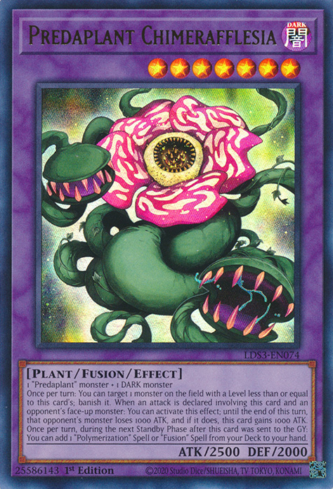 Predaplant Chimerafflesia [LDS3-EN074] Ultra Rare | Good Games Adelaide SA