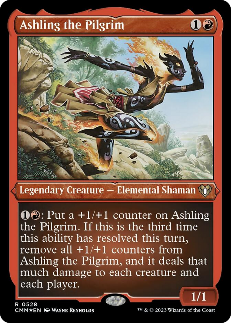 Ashling the Pilgrim (Foil Etched) [Commander Masters] | Good Games Adelaide SA
