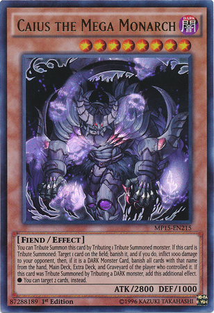 Caius the Mega Monarch [MP15-EN215] Ultra Rare | Good Games Adelaide SA