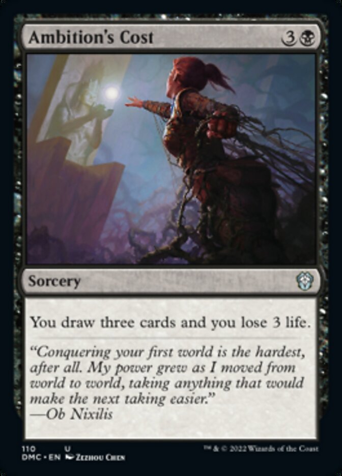 Ambition's Cost [Dominaria United Commander] | Good Games Adelaide SA