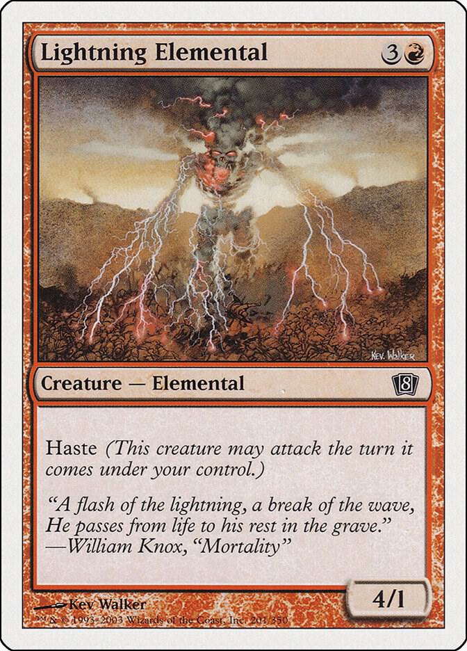Lightning Elemental 201 (8th Edition)  | Good Games Adelaide SA