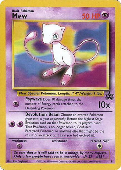 Mew 8 Glossy Finish 8 (WoTC Promo)  | Good Games Adelaide SA