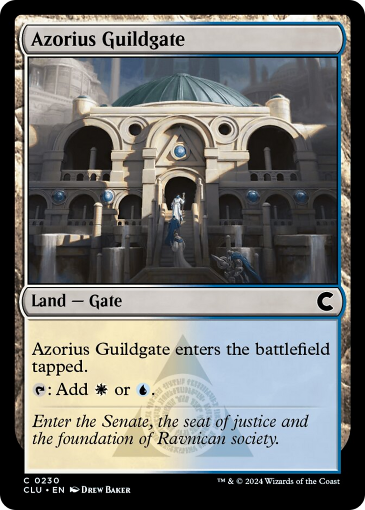 Azorius Guildgate [Ravnica: Clue Edition] | Good Games Adelaide SA