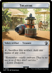 Treasure (0002) // Dinosaur (0001) Double-Sided Token [Jurassic World Collection Tokens] | Good Games Adelaide SA
