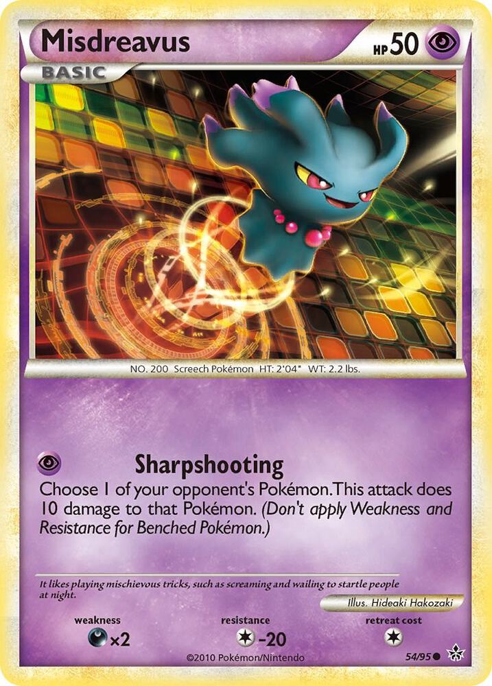 Misdreavus 54/95 (Unleashed)  - Reverse Holofoil | Good Games Adelaide SA